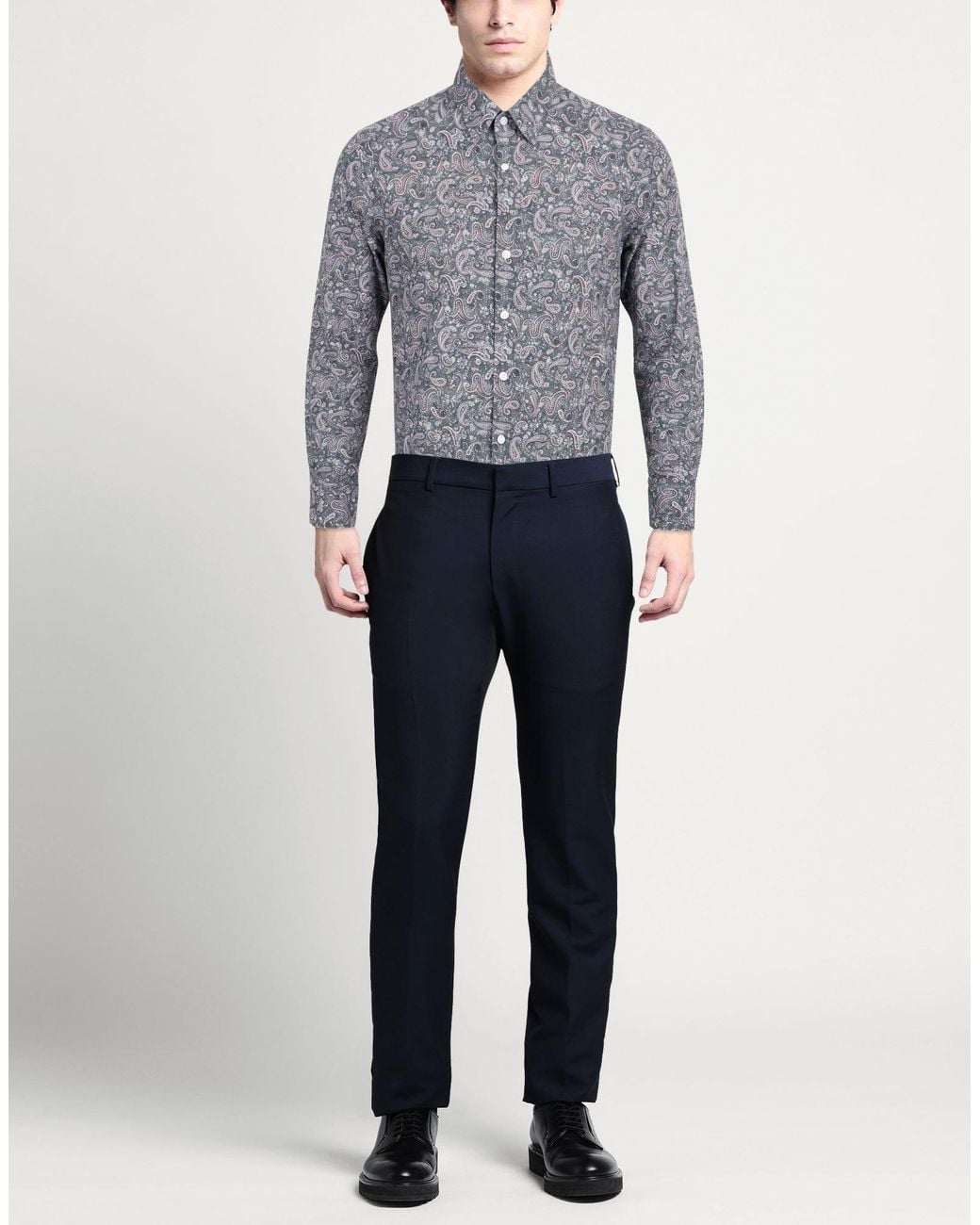 Sonrisa Blue Shirt Cotton for men