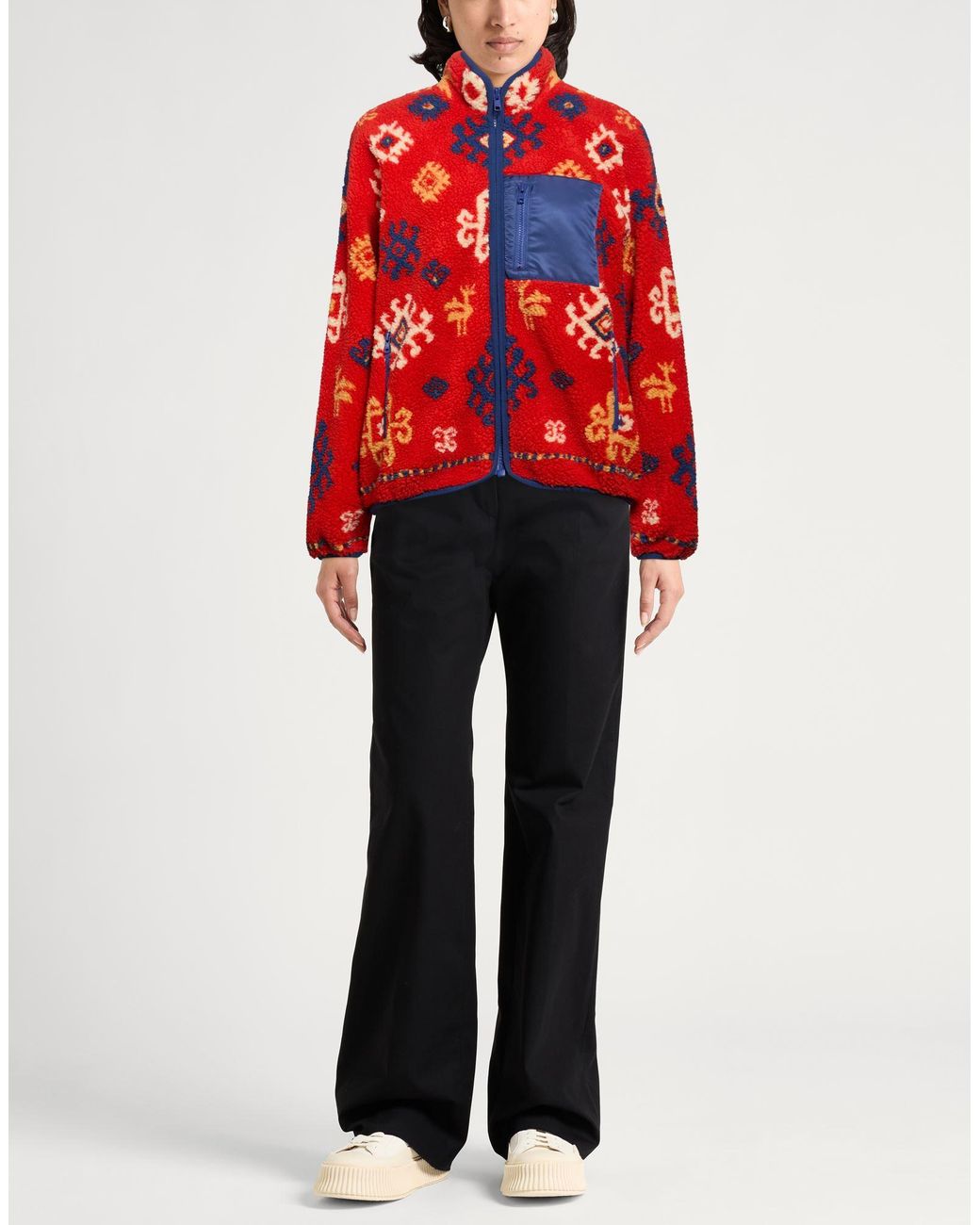 Mother Red Shearling & Teddy