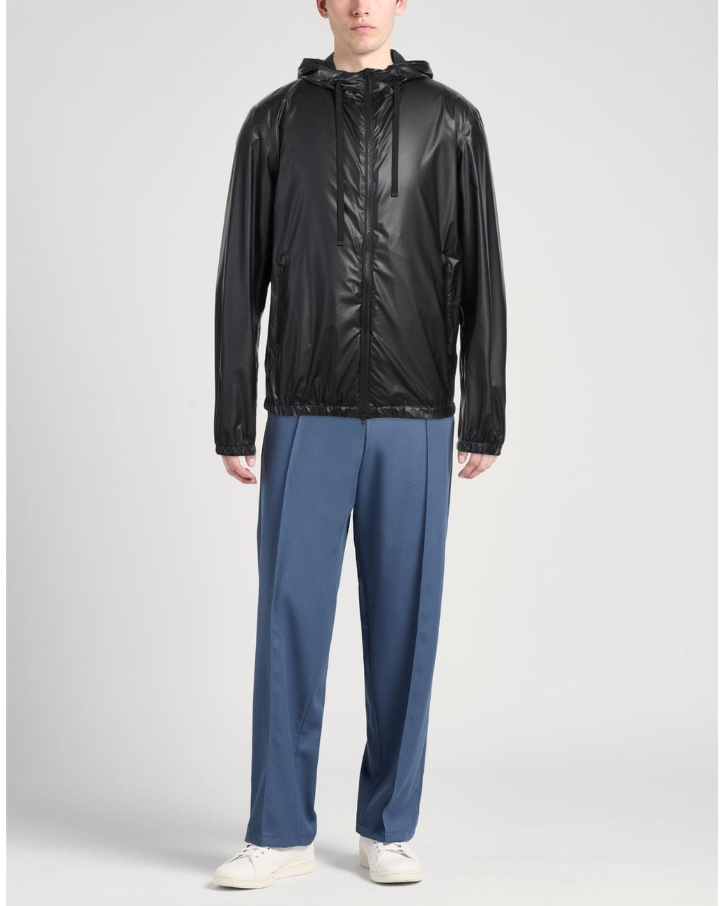 Herno Black Laminar Jacket Polyamide, Polyurethane Coated for men
