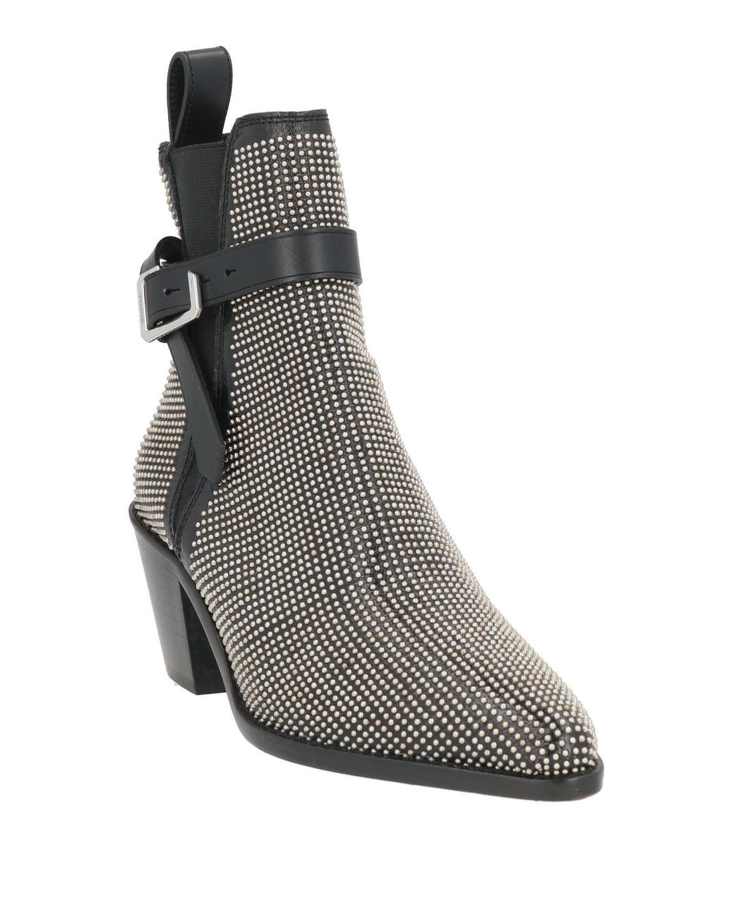 Zadig & Voltaire Gray Ankle Boots Leather