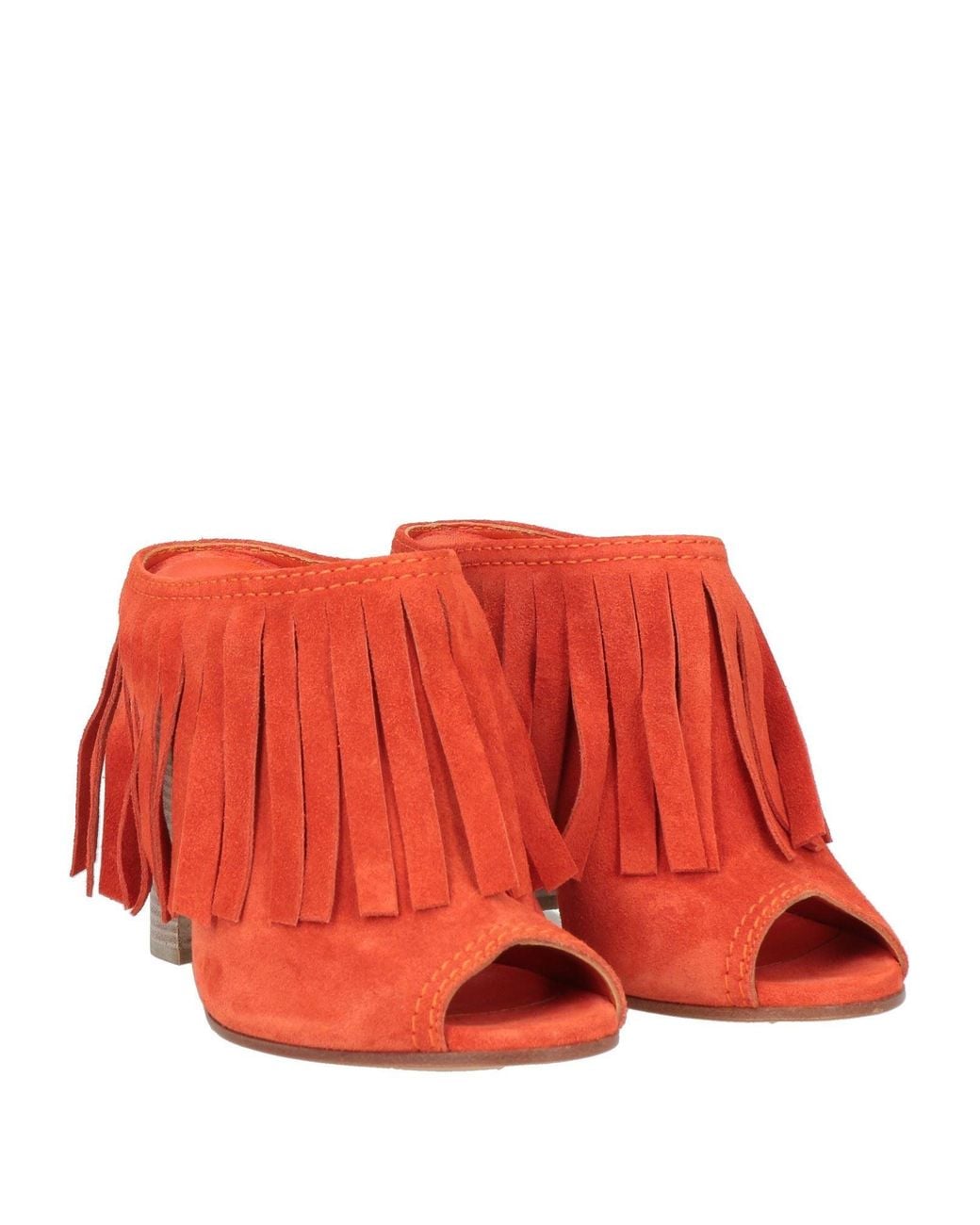 Casadei Red Sandals Leather