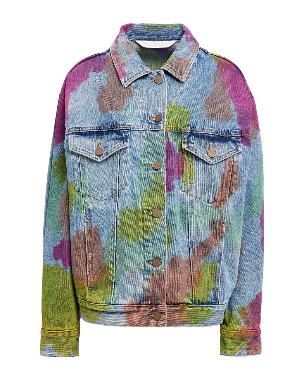 Palm Angels Blue Denim Outerwear