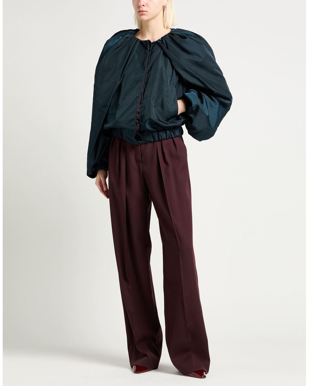 Dries Van Noten Blue Deep Jacket Polyamide
