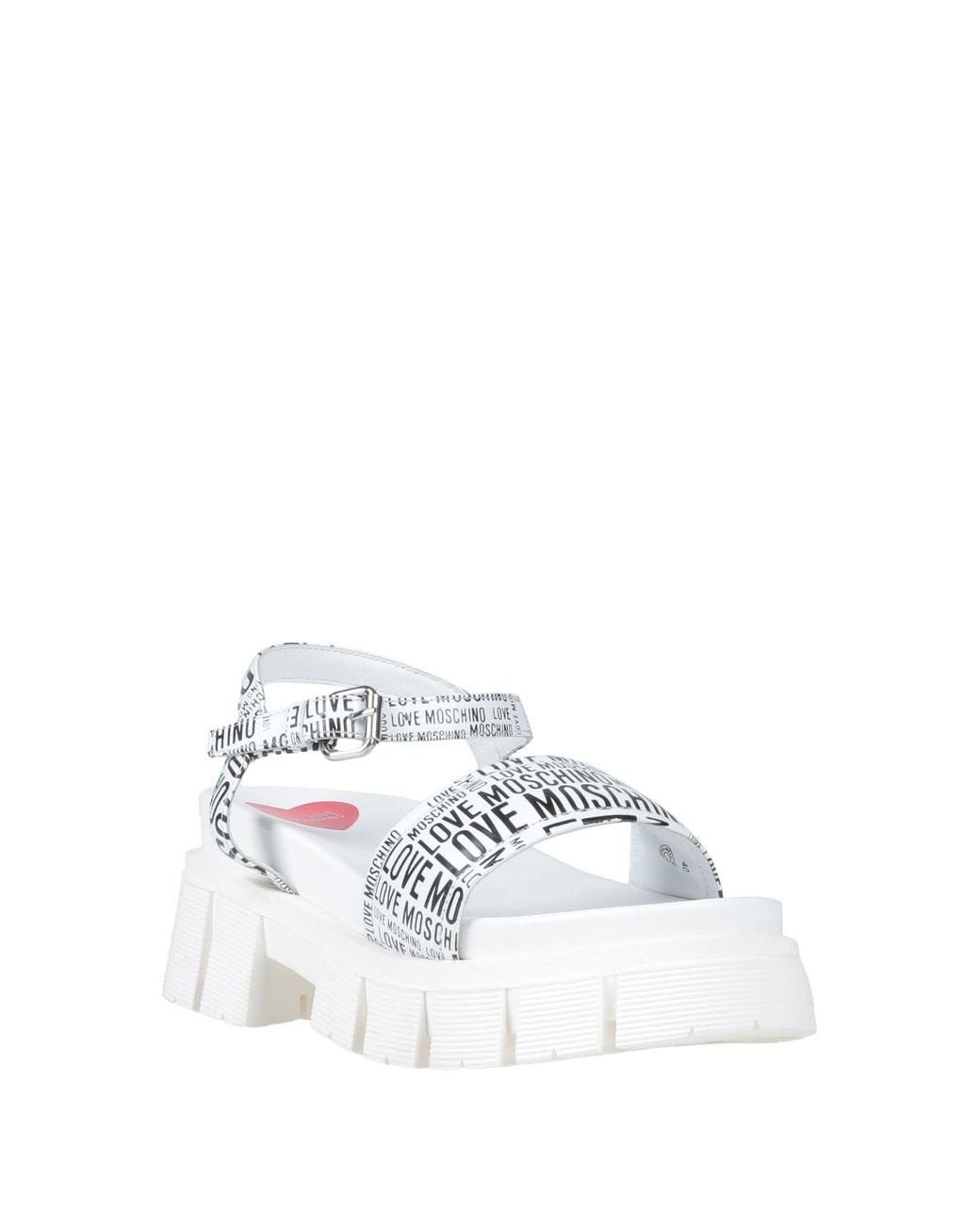 Love Moschino White Sandals