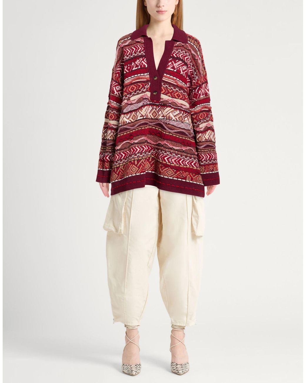 Pullover di Laneus in Red