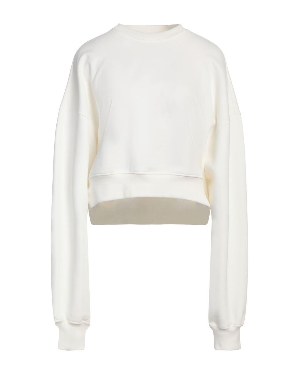 Wardrobe NYC White Sweatshirt Cotton