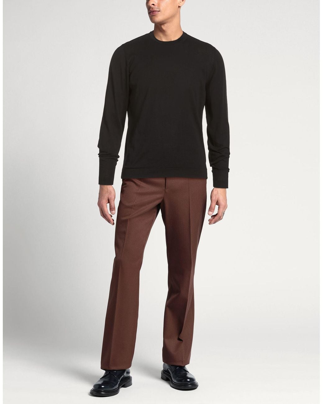 FILIPPO DE LAURENTIIS Black Sweater Cotton for men