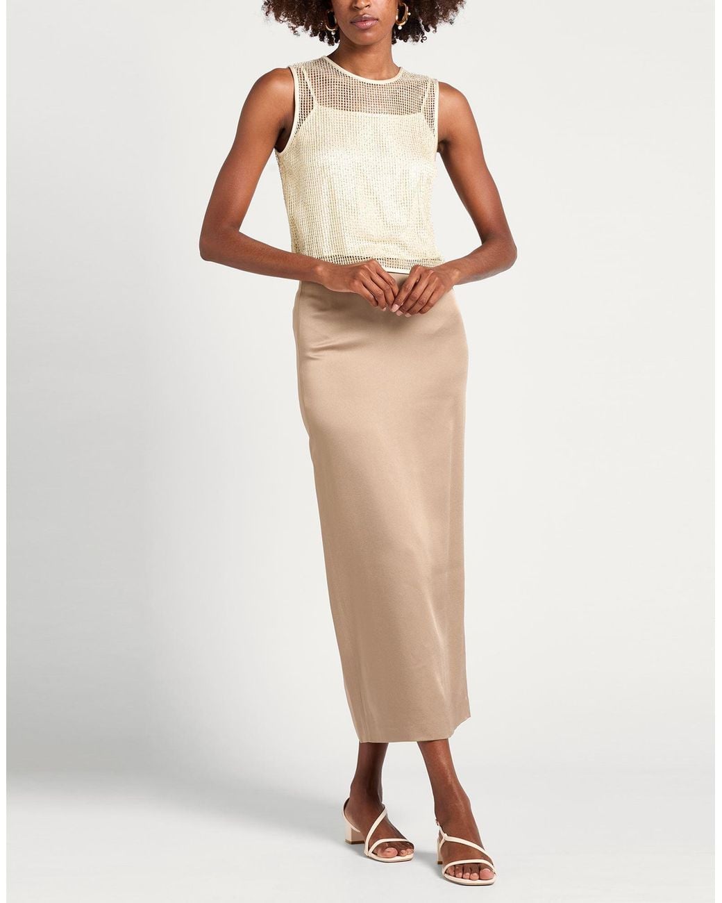 Peserico Natural Cream Top Viscose, Polyamide