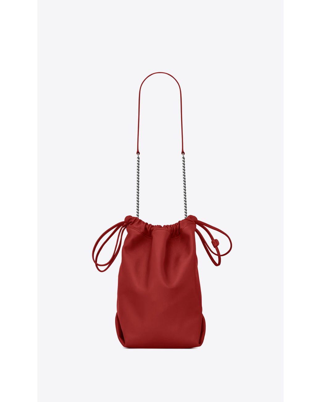 Teddy pouch cheap in lambskin