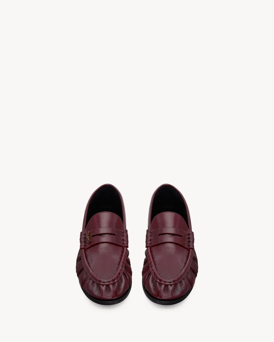 Saint Laurent Purple Le Loafer Supple