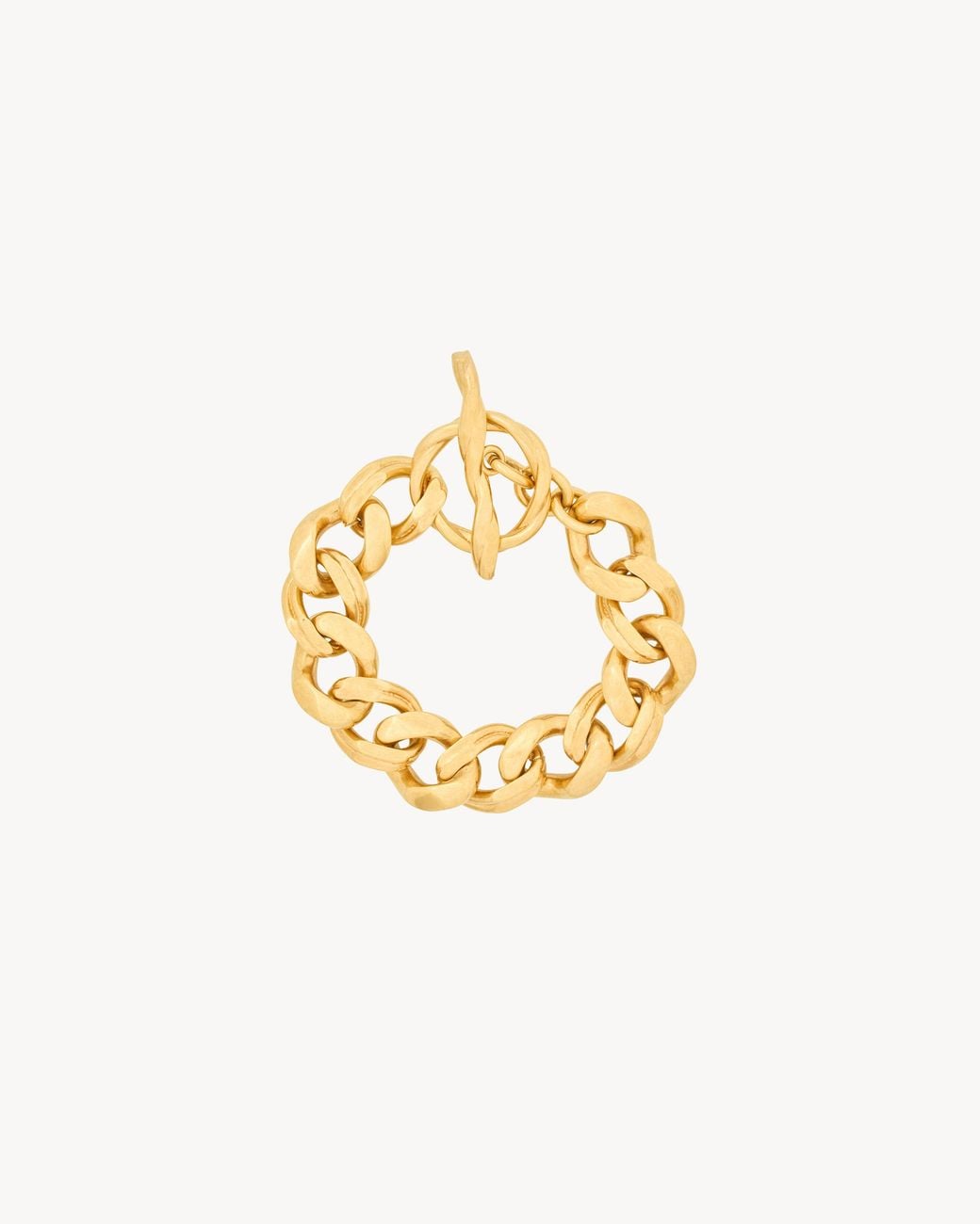 Saint Laurent Metallic Chain Bracelet