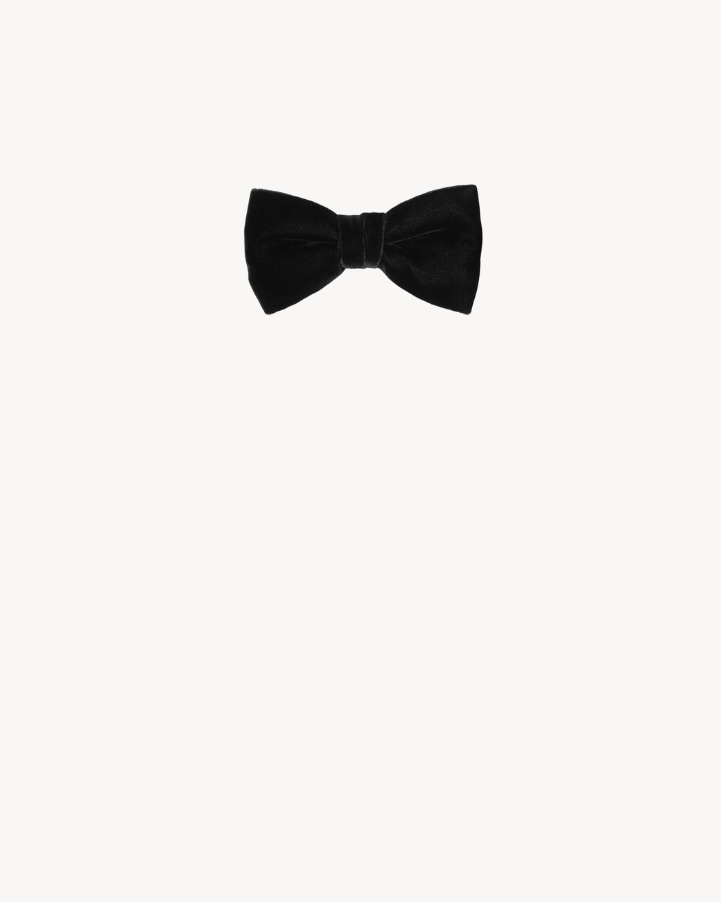 Saint Laurent Black Velvet Bow Tie for men