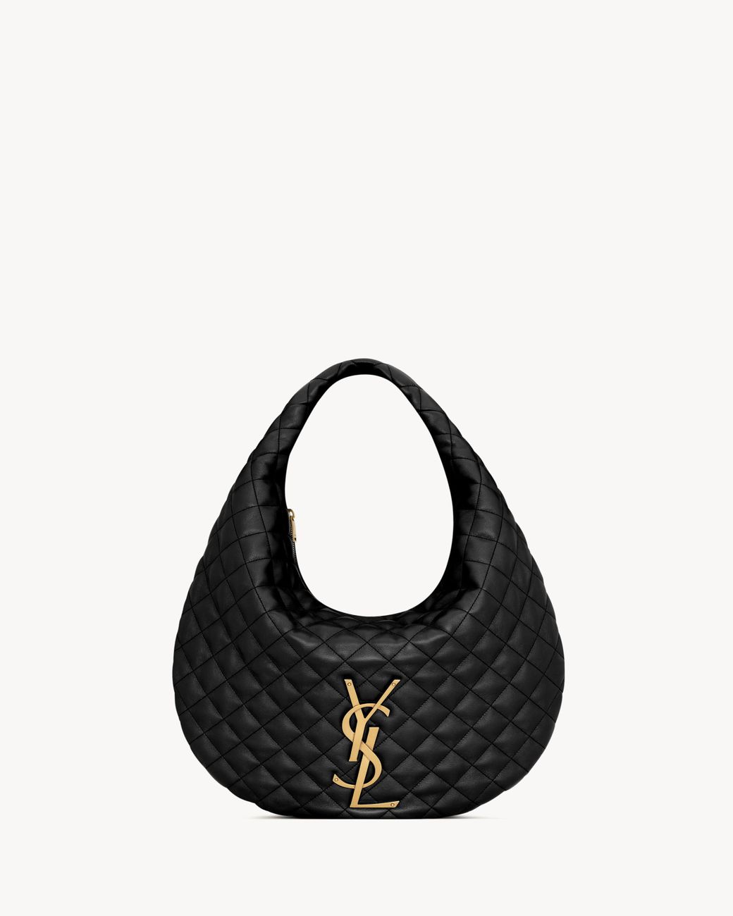 Saint Laurent Black Icare Hobo
