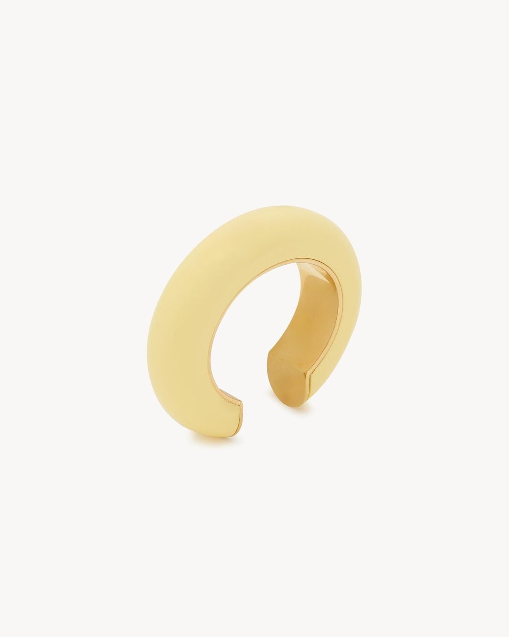 Saint Laurent Metallic Cambered Cuff
