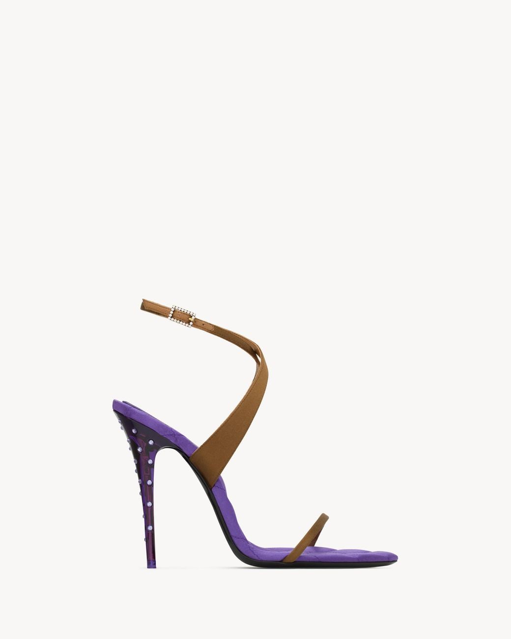 Saint Laurent White Ivresse Sandals