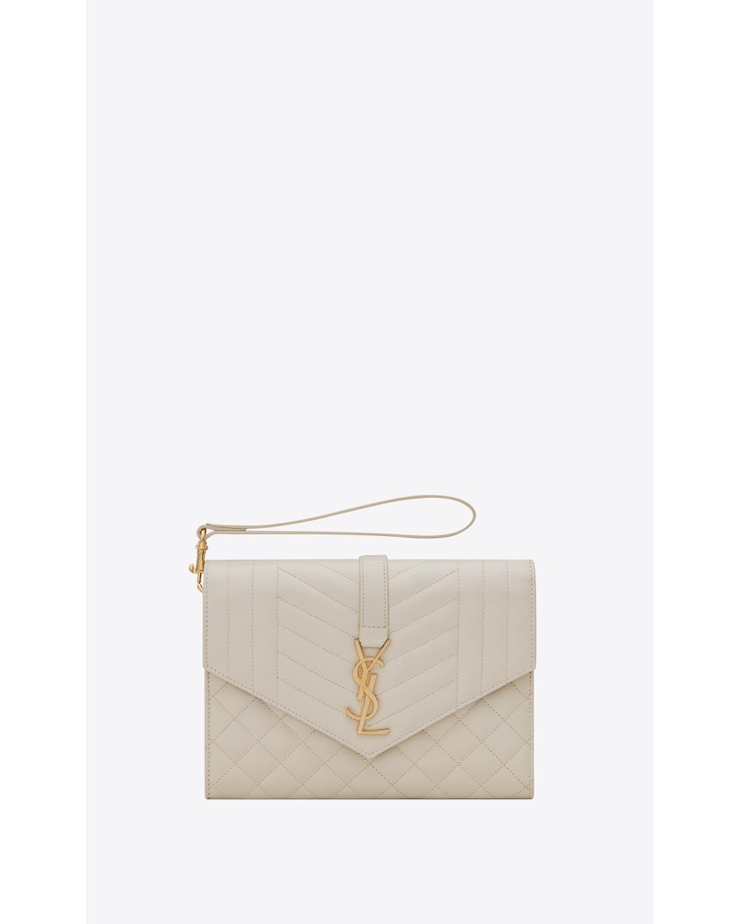 ysl envelope matelassé clutch