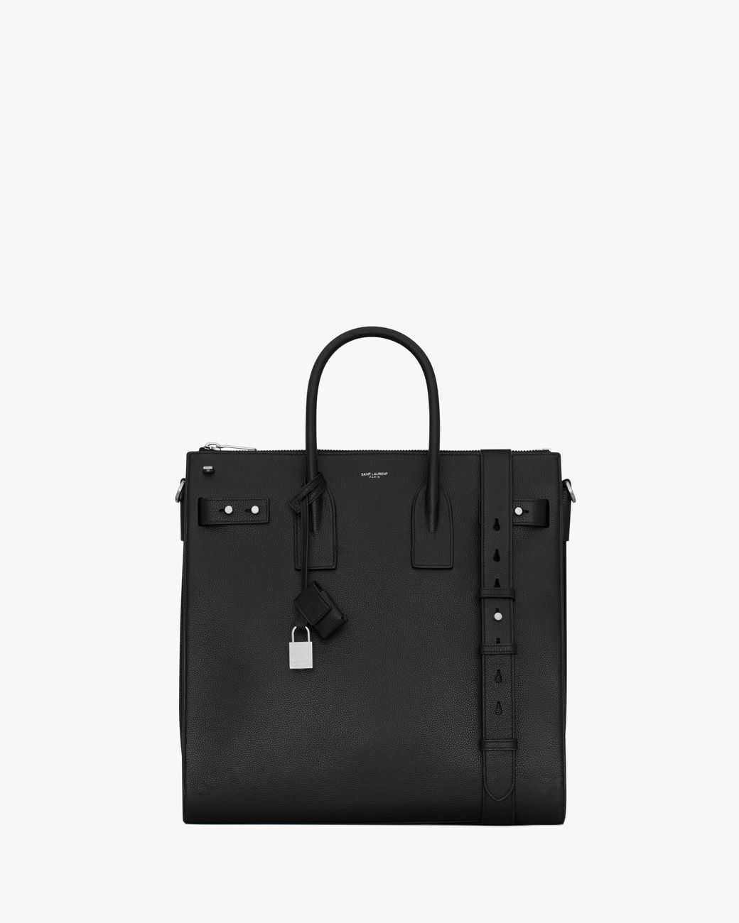 Saint Laurent Black Sac De Jour North/South for men