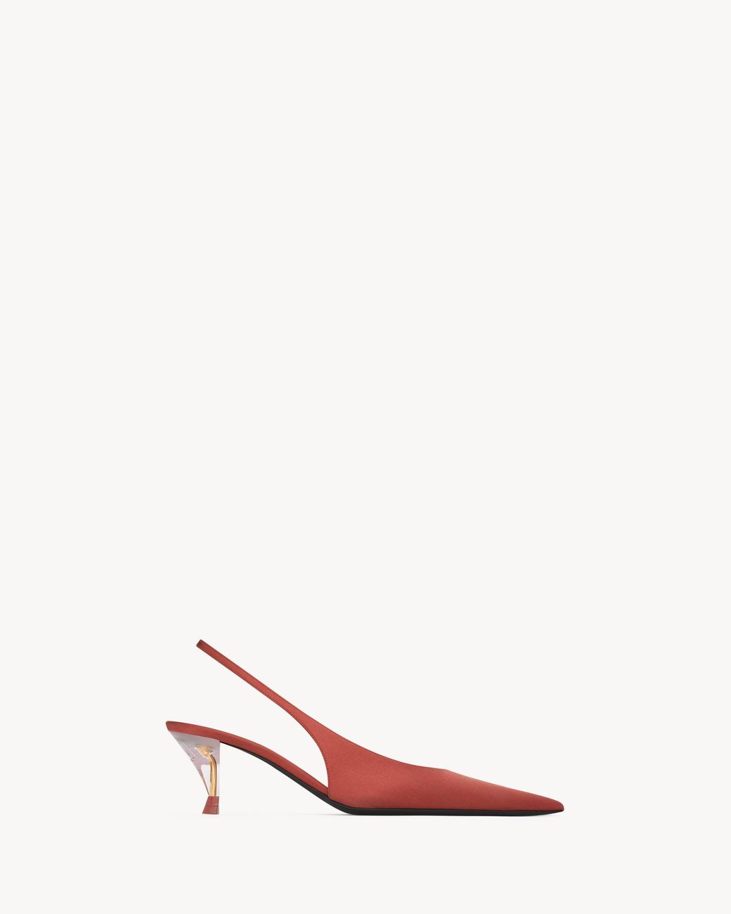 Saint Laurent Pink Fanny Slingback Pumps