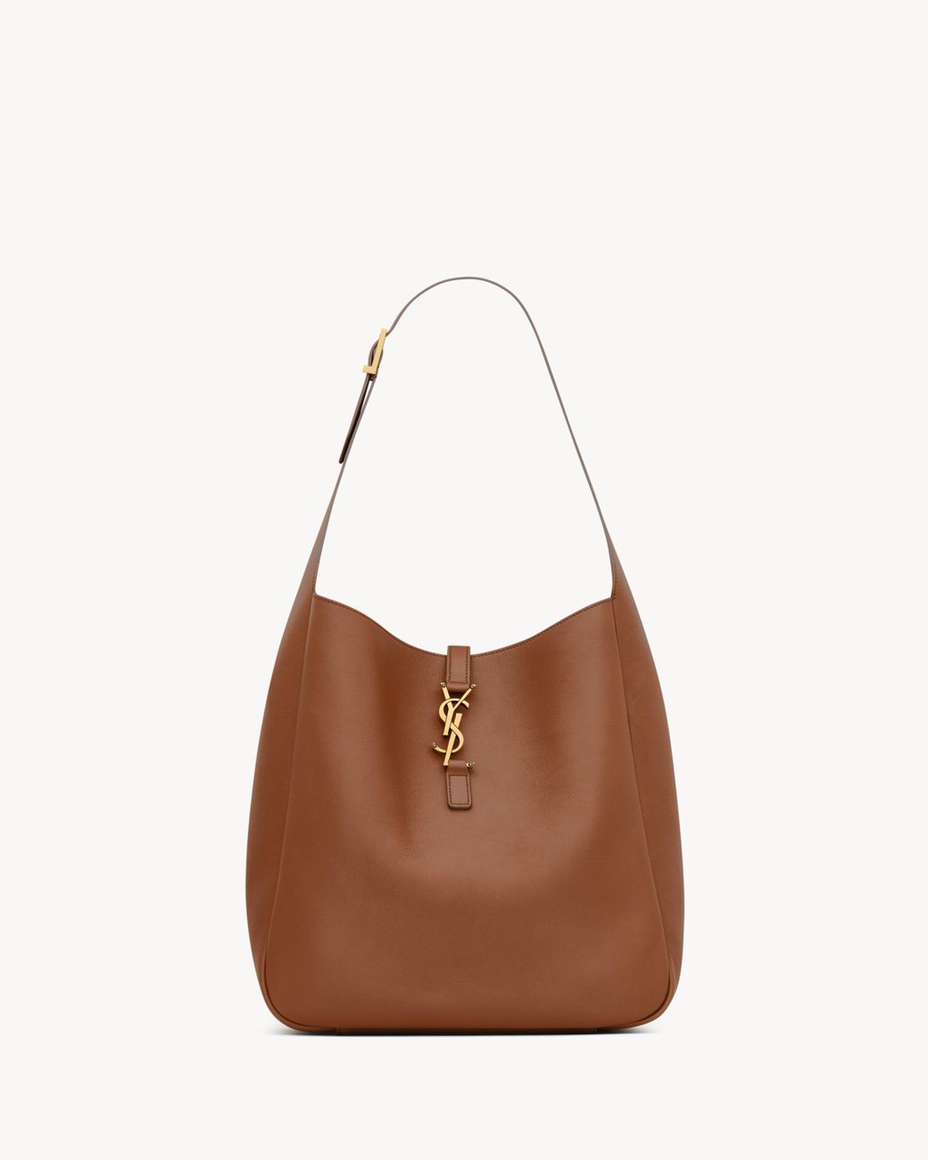 Saint Laurent Brown Le 5 À 7 Supple Large