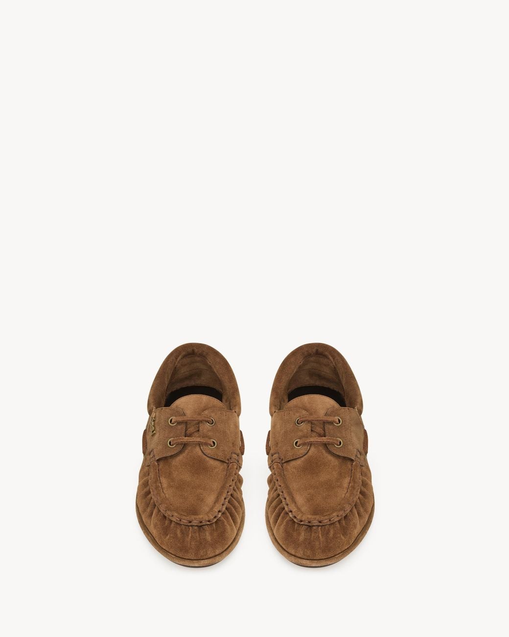 Saint Laurent Brown Le Loafer Boat Shoes