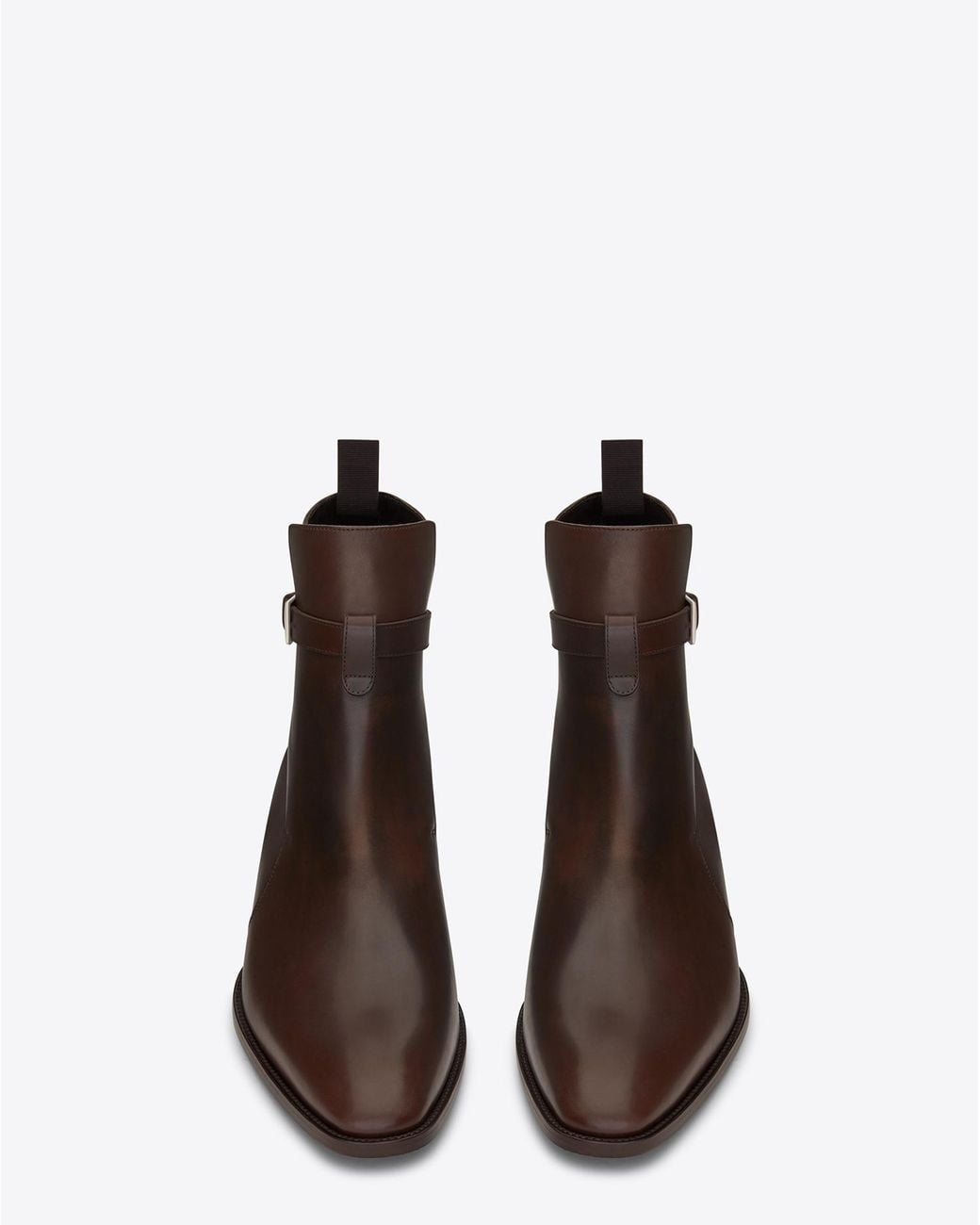 Saint Laurent Wyatt 30 Jodhpur Boot In Brown Leather for Men | Lyst