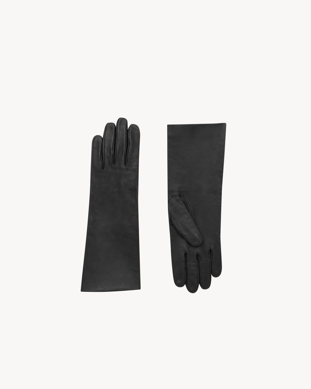 Saint Laurent Black Long Gloves for men