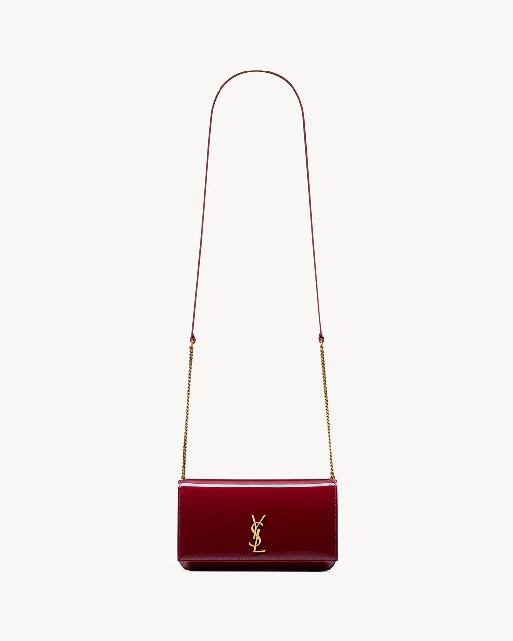Saint Laurent Red Cassandre Phone Holder