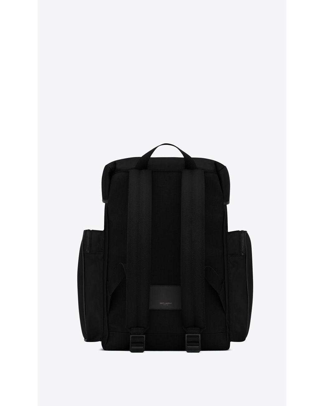 Saint Laurent City Multi-pocket Backpack In Econyl®, Smooth Leather And  Nylon in Black for Men | Lyst