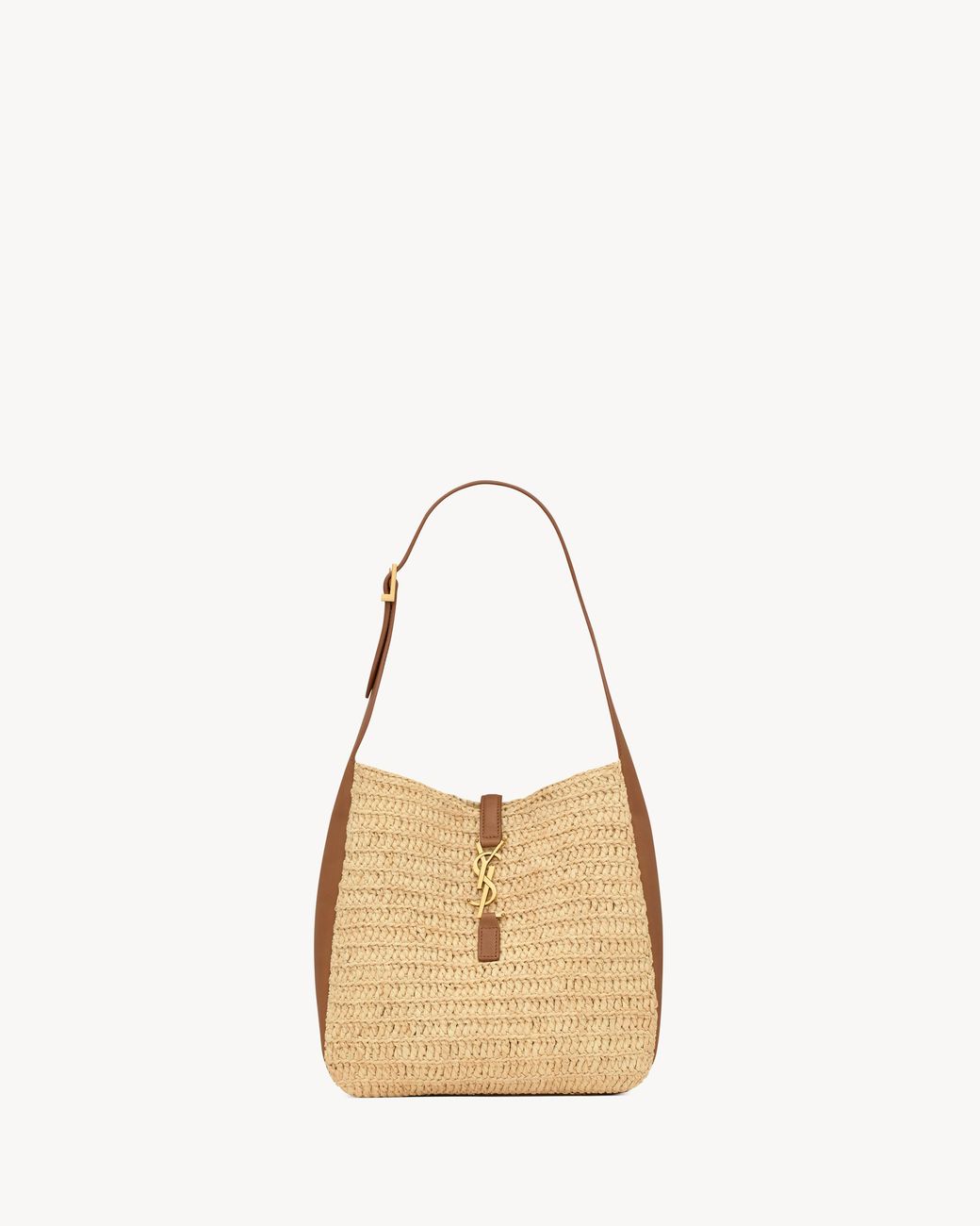 Saint Laurent Natural "Le 5 À 7" Small Shoulder Bag