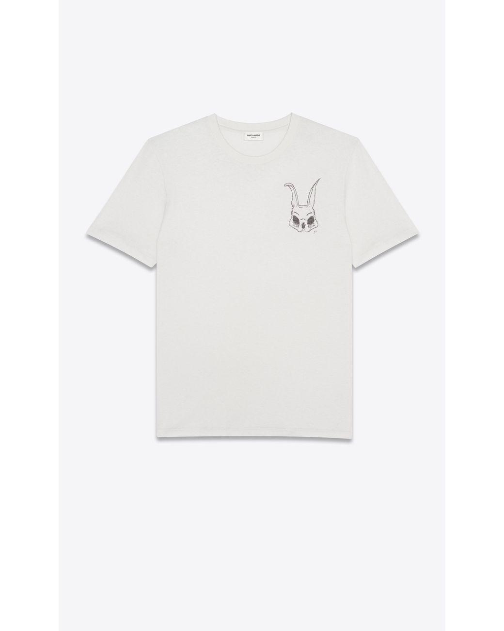 Saint laurent skull t shirt sale