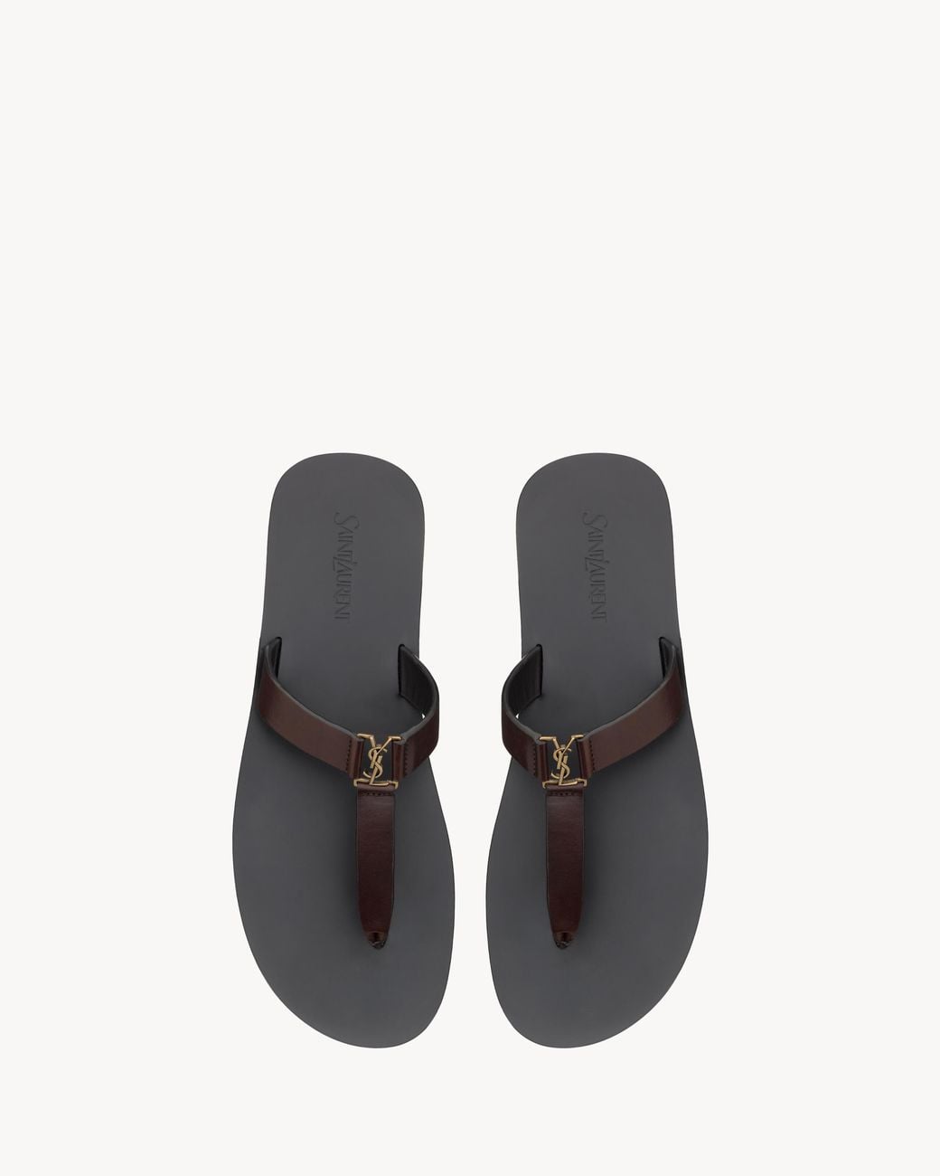 メンズ Saint Laurent Saint Laone Sizerent バビロン スライド