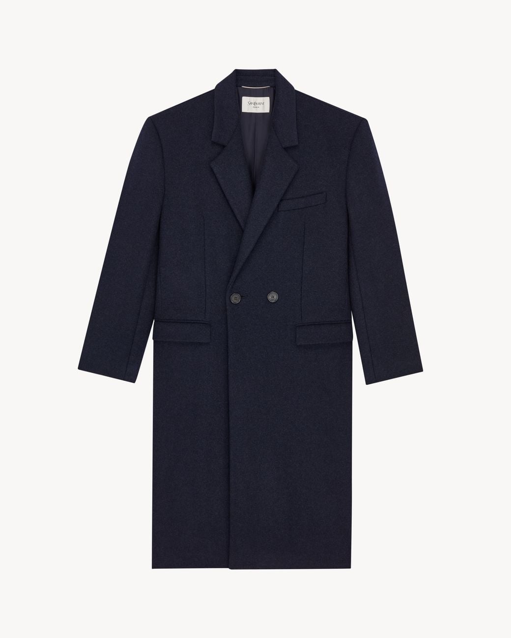 Saint Laurent Blue 80's Coat for men
