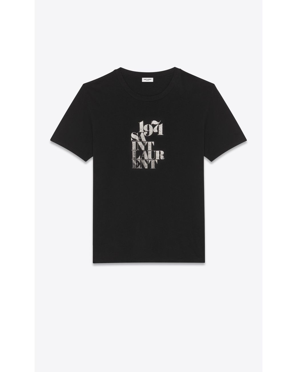 Evolve løg kom sammen Saint Laurent 1971 T-shirt in Black for Men | Lyst