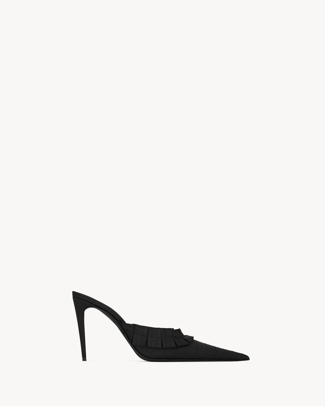 Saint Laurent Black Madeleine Mules