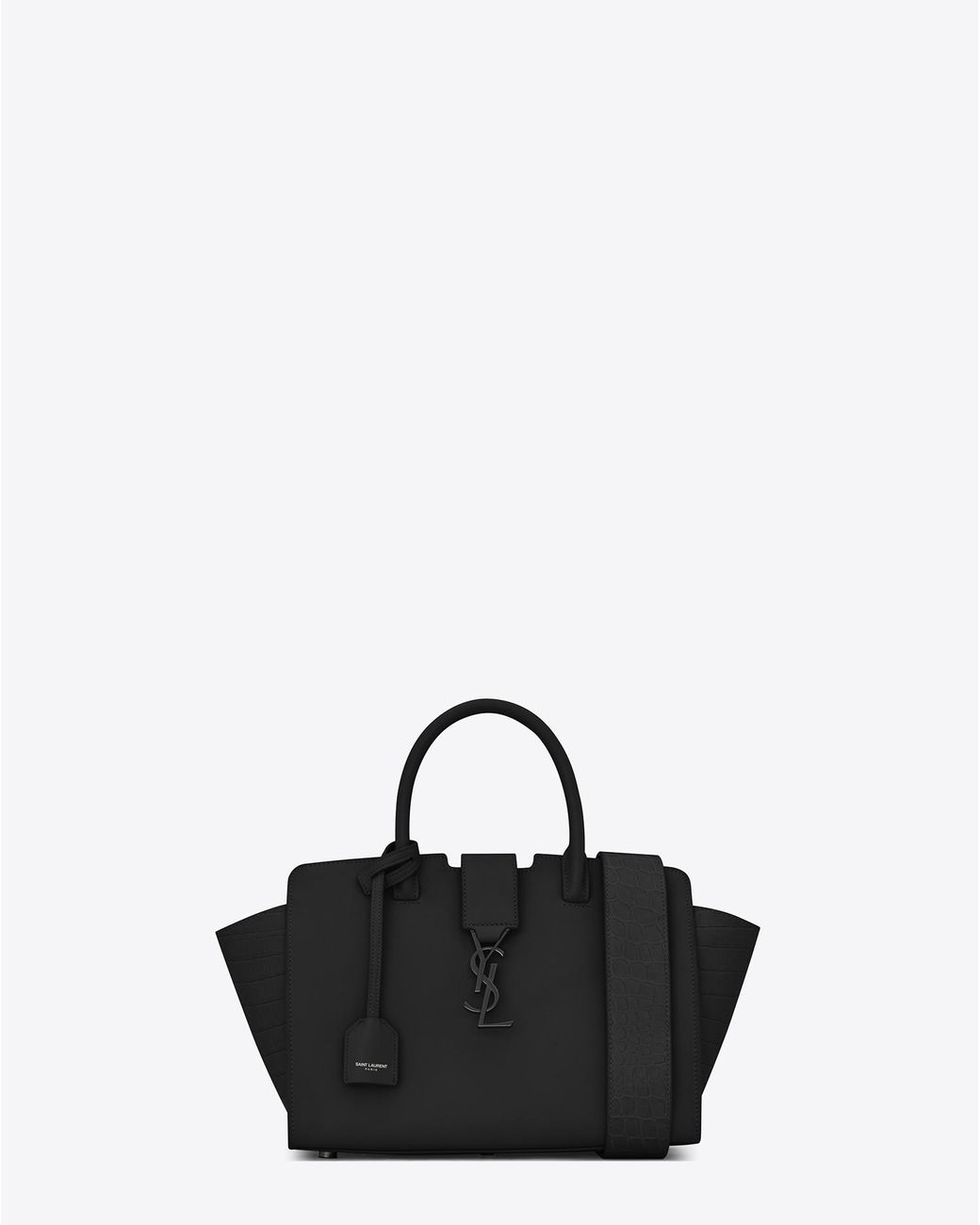 Saint Laurent Monogram Cabas Downtown Leather with Crocodile Embossed  Leather Baby - ShopStyle Satchels & Top Handle Bags