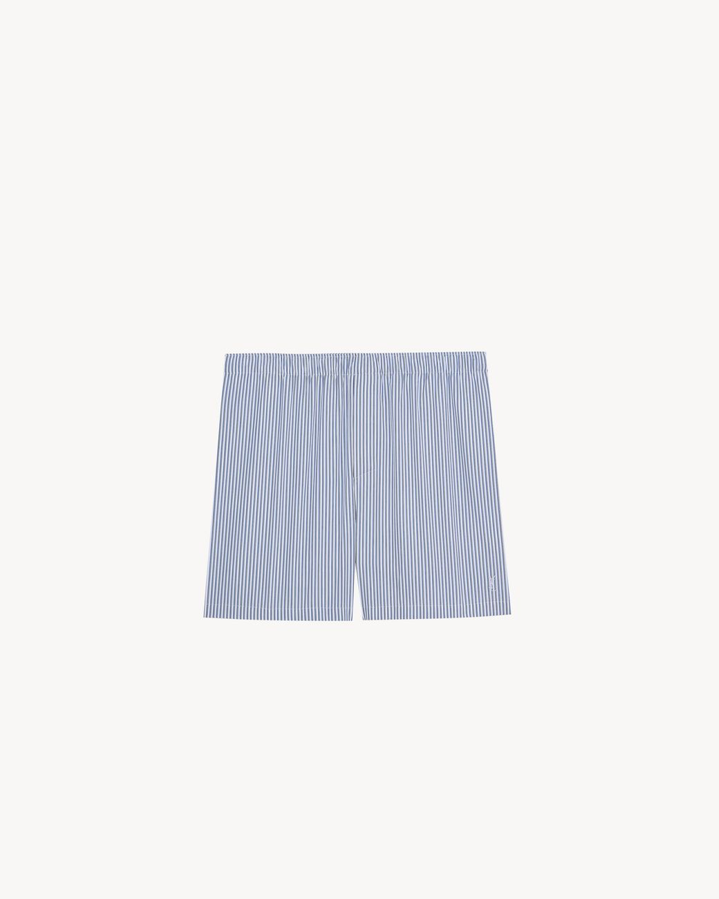 Saint Laurent Blue Cassandre Shorts for men