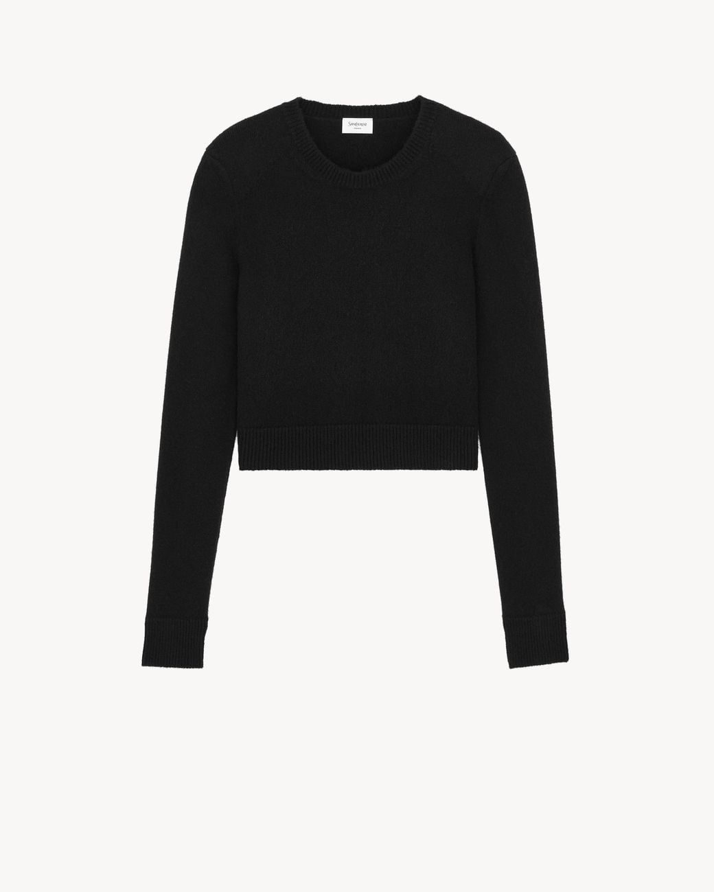 Saint Laurent Black Crewneck Sweater