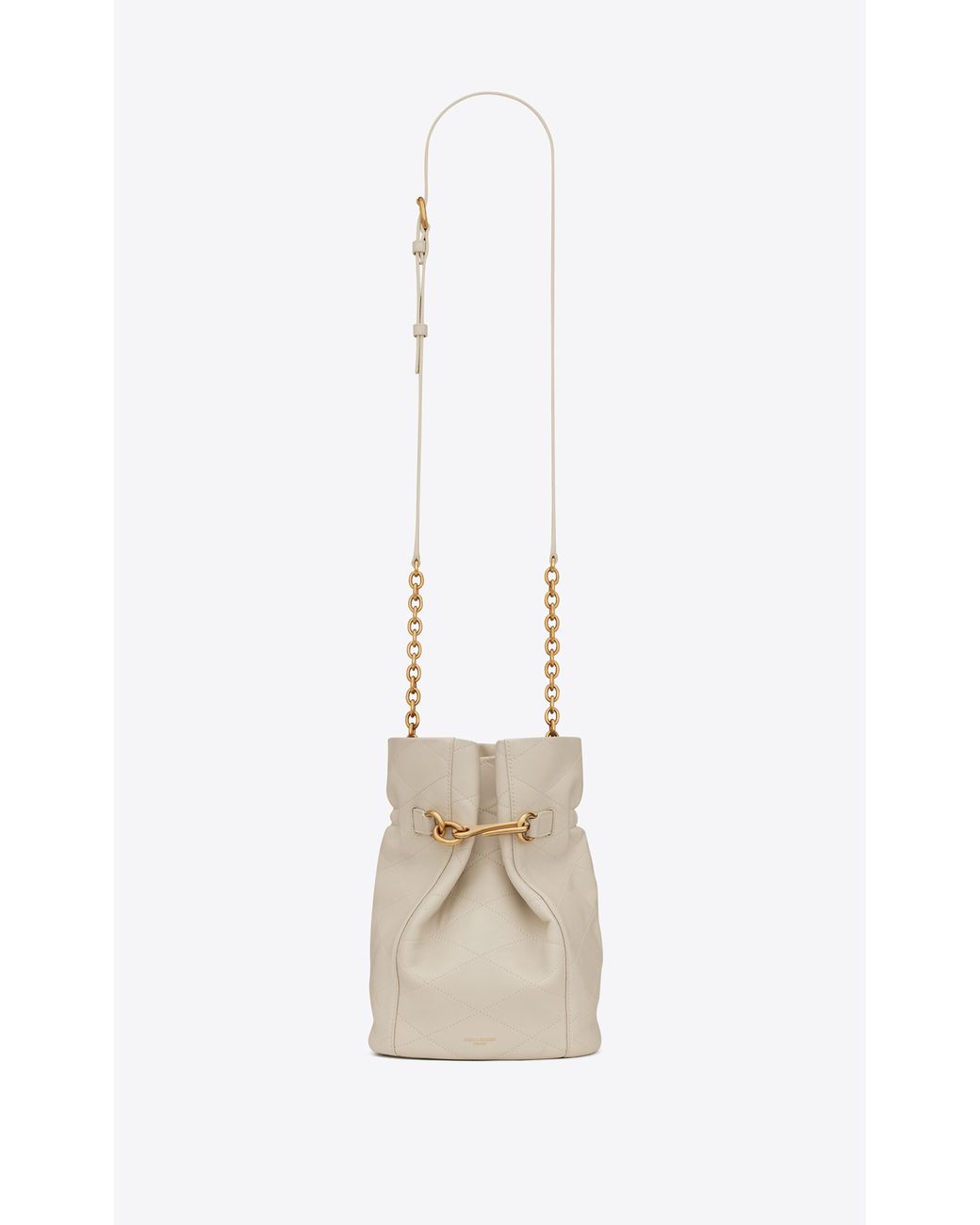 Saint Laurent Le Maillon Hook Bucket Bag In Supple Leather Lyst