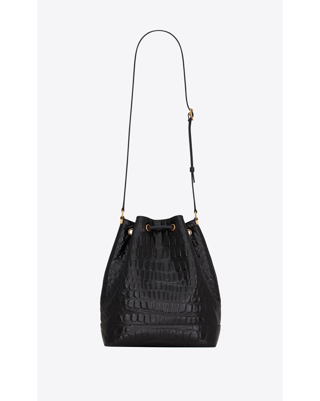 Croc embossed bucket bag sale