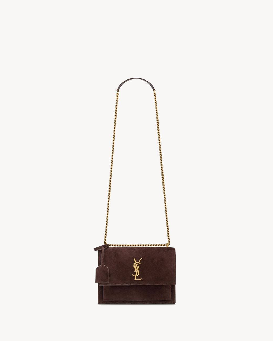 Saint Laurent White Sunset Medium