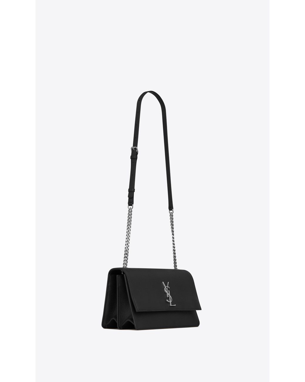 Saint Laurent Black Medium Sunset Bag – BlackSkinny