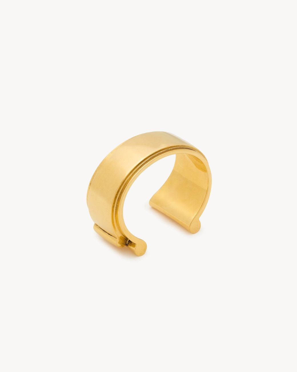 Saint Laurent Metallic Scroll Cuff