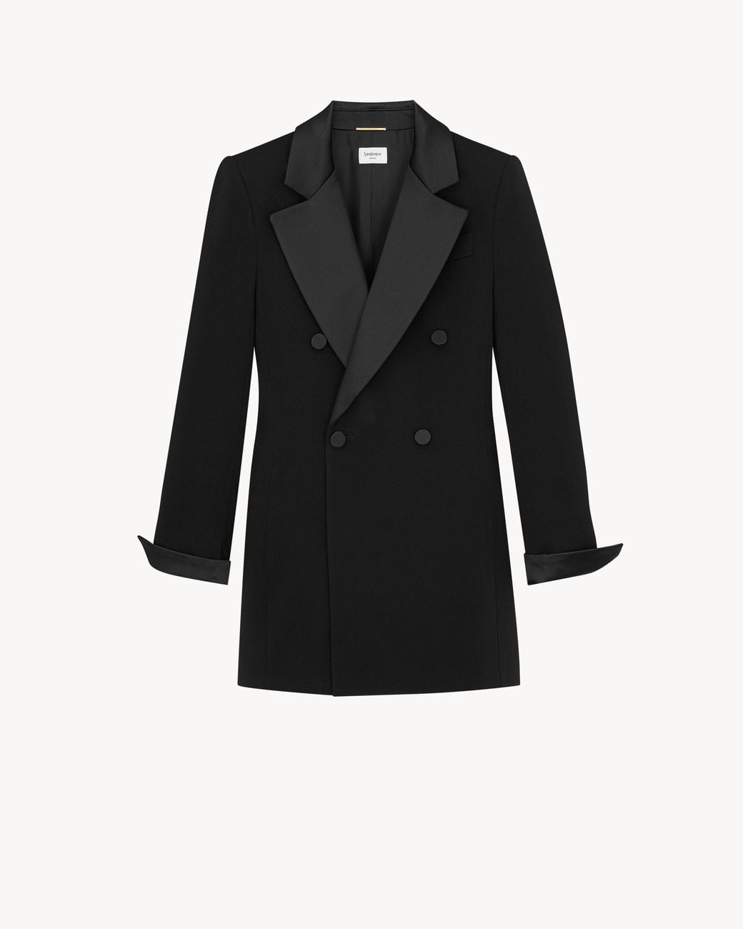 Saint Laurent Black Tuxedo Dress