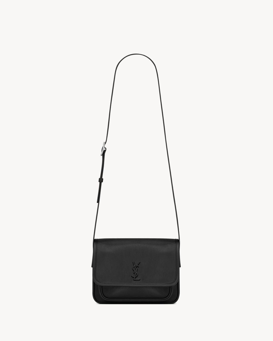 Saint Laurent White Niki Small Messenger for men