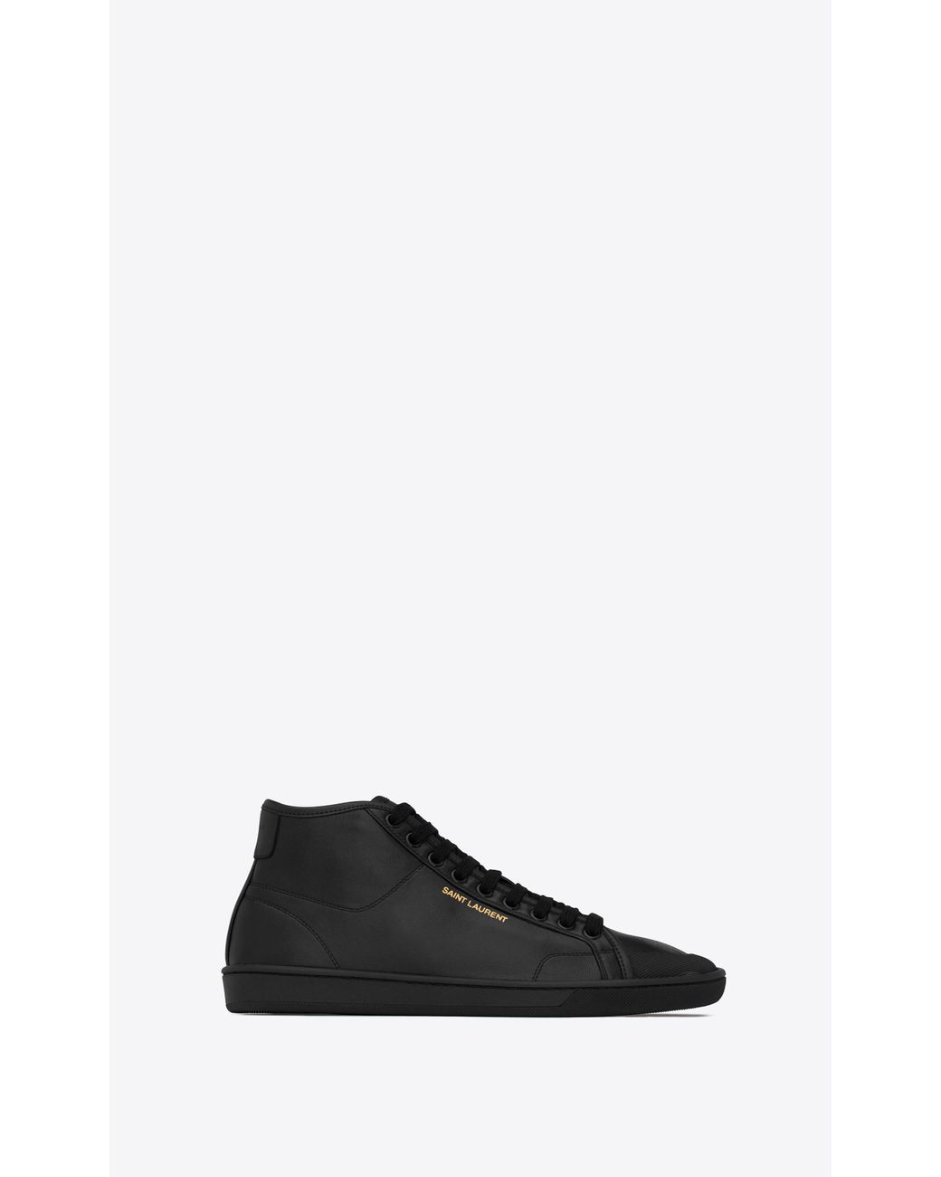 Saint Laurent Court Classic Sl/39 Mid-top Sneakers In Leather in 