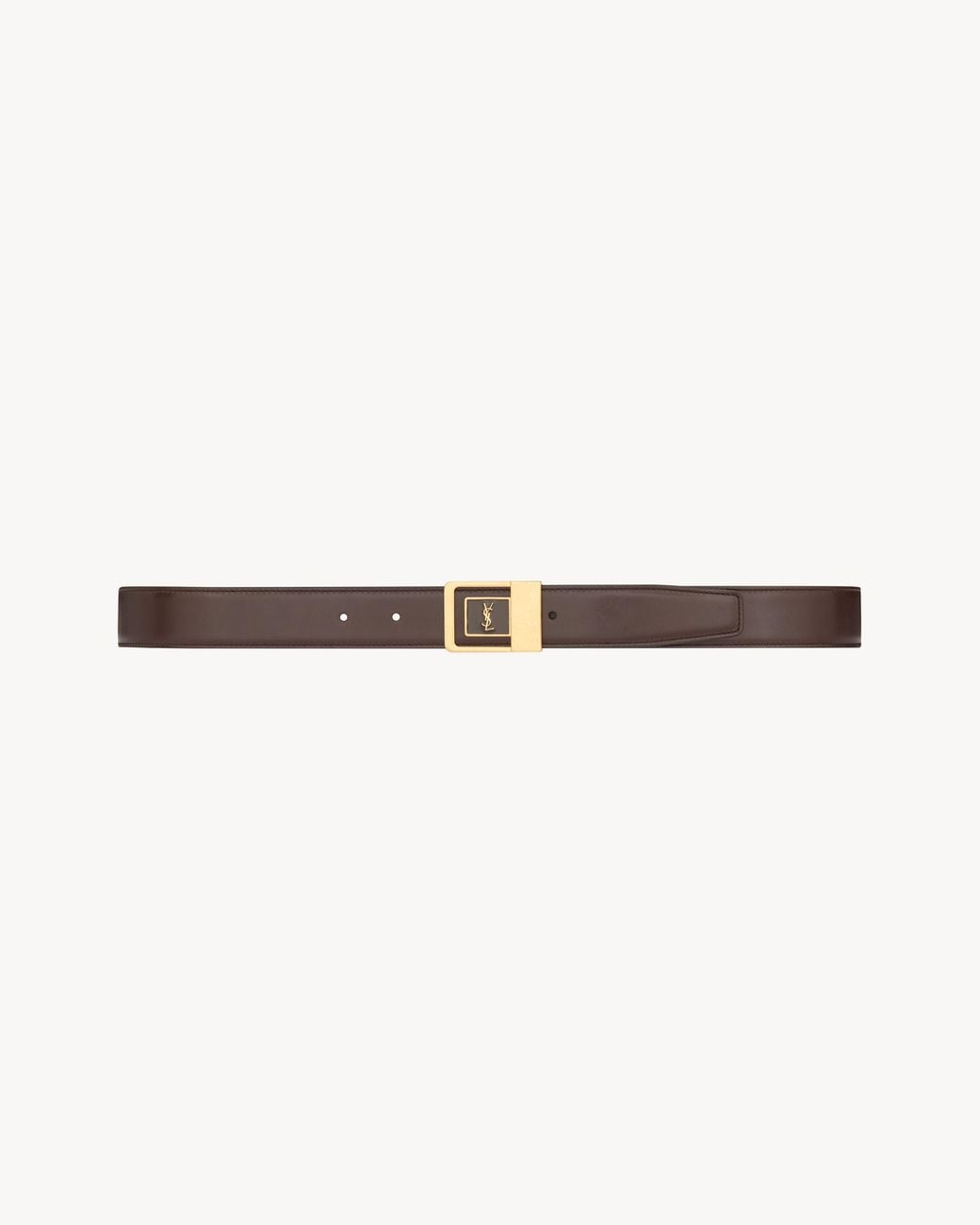 Saint Laurent Natural La 66 Belt for men