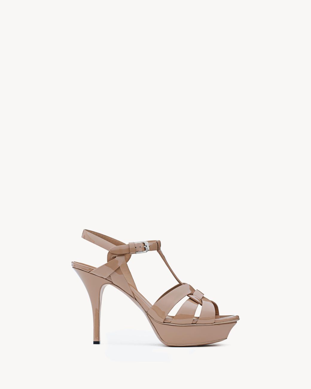 Saint Laurent Natural Tribute Platform Sandals