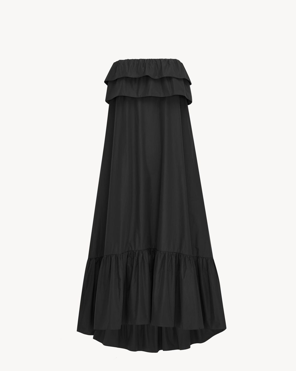 Saint Laurent Black Strapless Dress