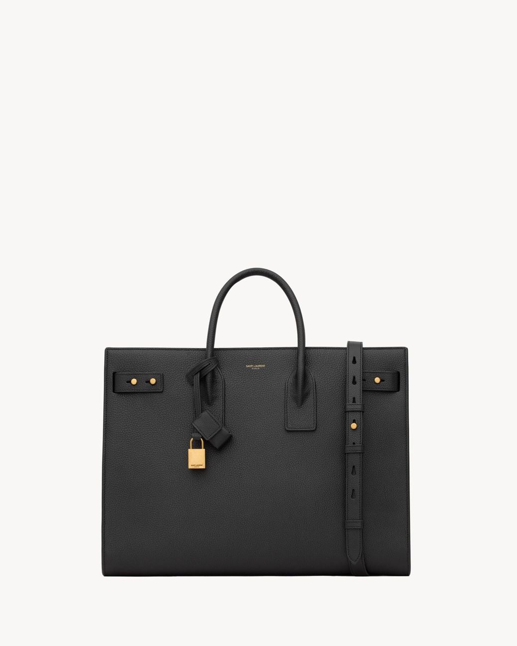 Saint Laurent Black Sac De Jour Thin Large for men