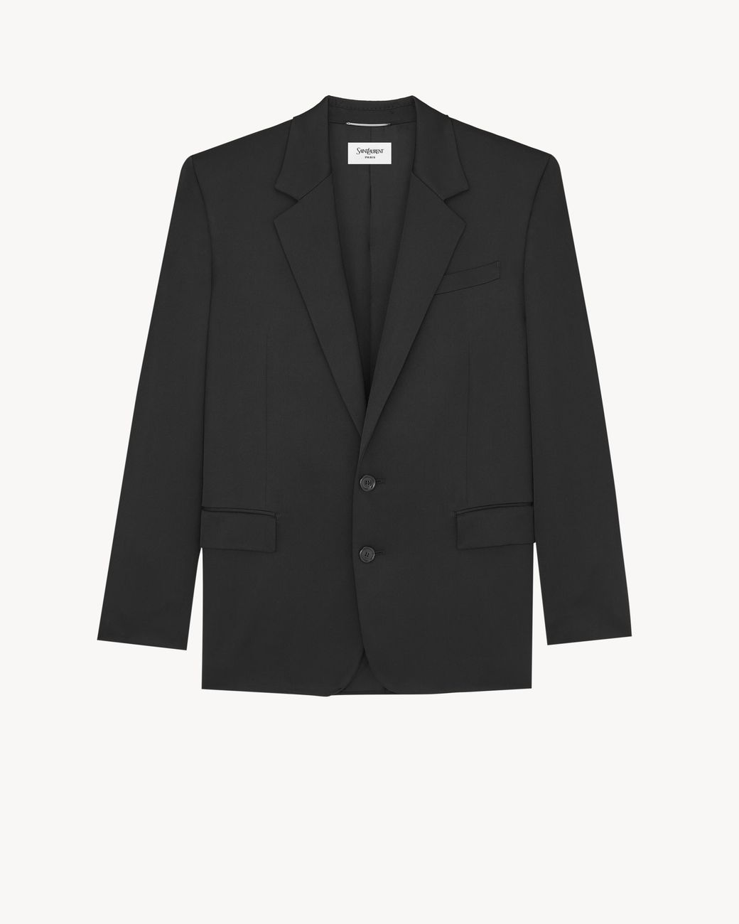 Saint Laurent Black Single-Breasted Jacket for men